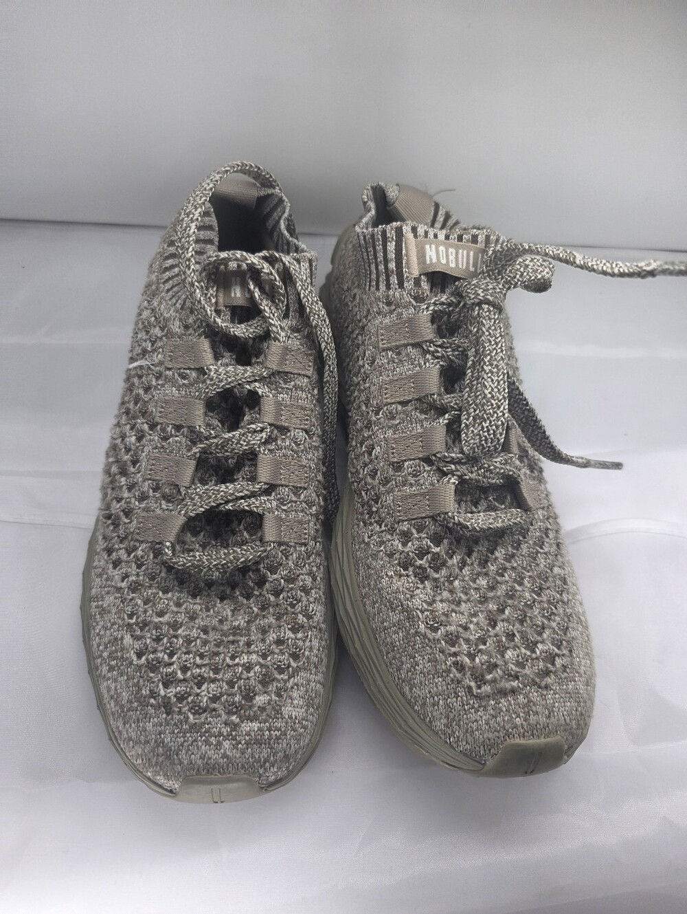 Nobull Brown All Day Diamond Knit Runners Mens 8.5 Womens 10 Athletic Shoes